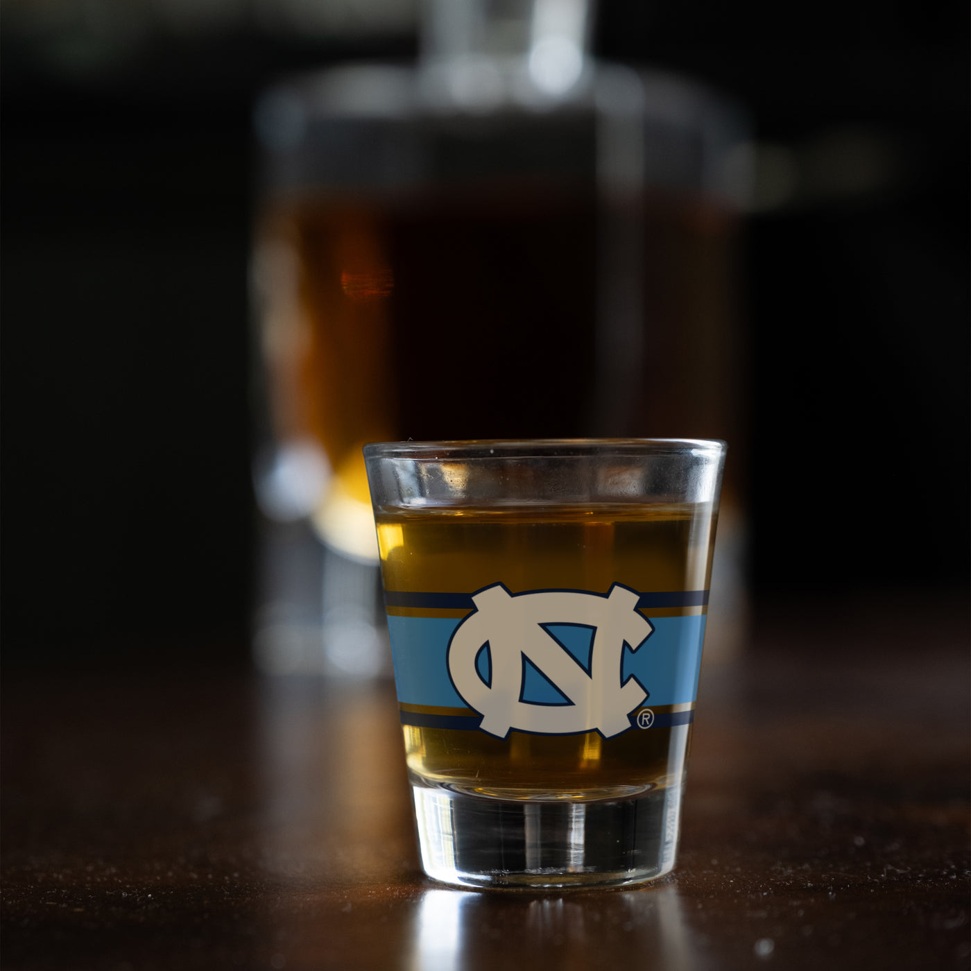 North Carolina 2oz Stripe Shot Glass