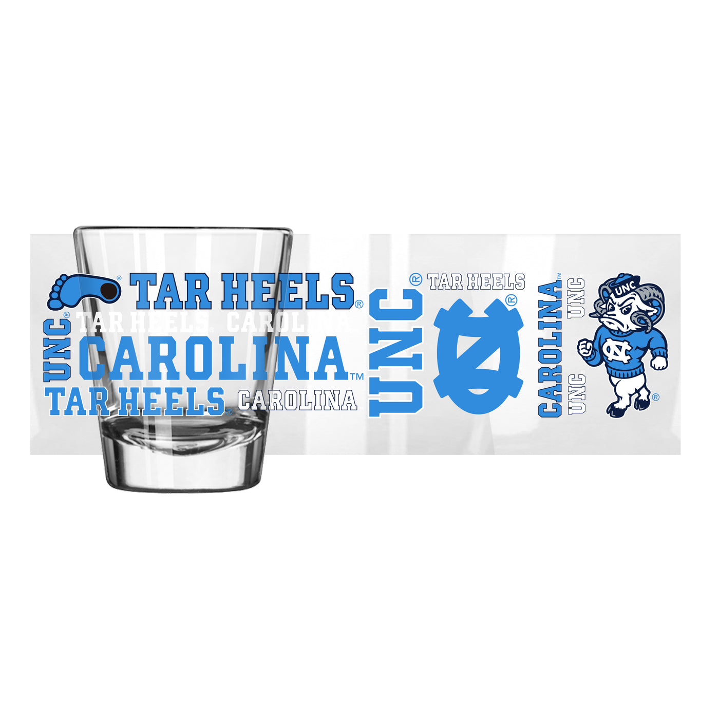 North Carolina 2oz Spirit Shot Glass