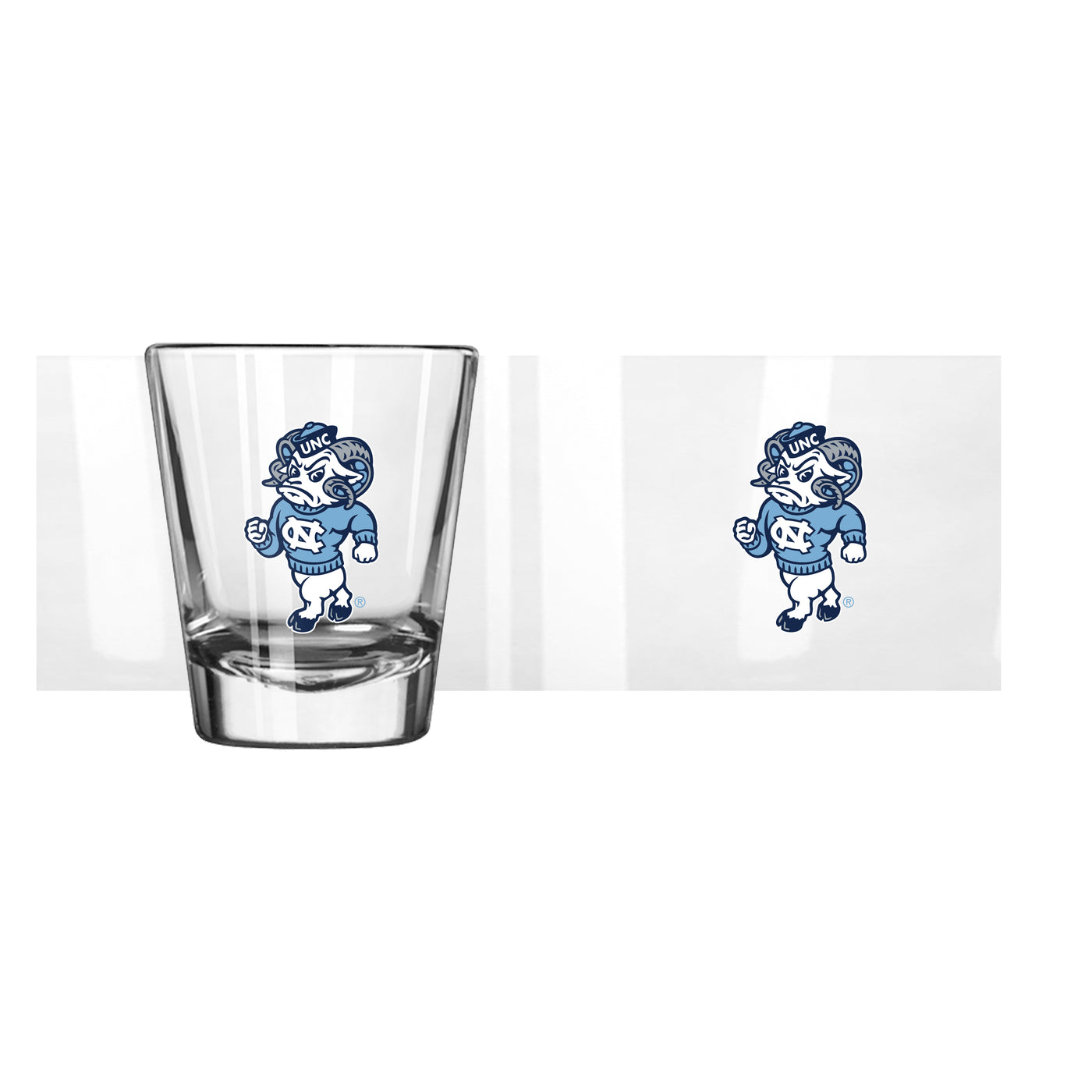 North Carolina 2oz Ram Shot Glass