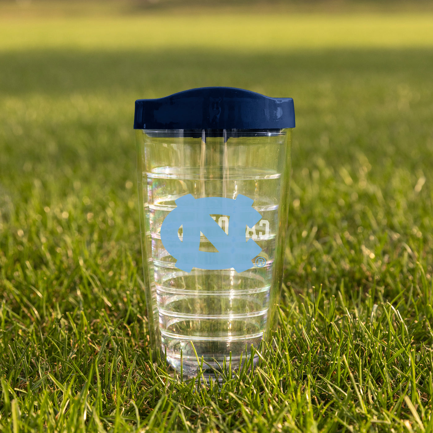 North Carolina 16oz Flipside Dbl Wall Clear Tumbler