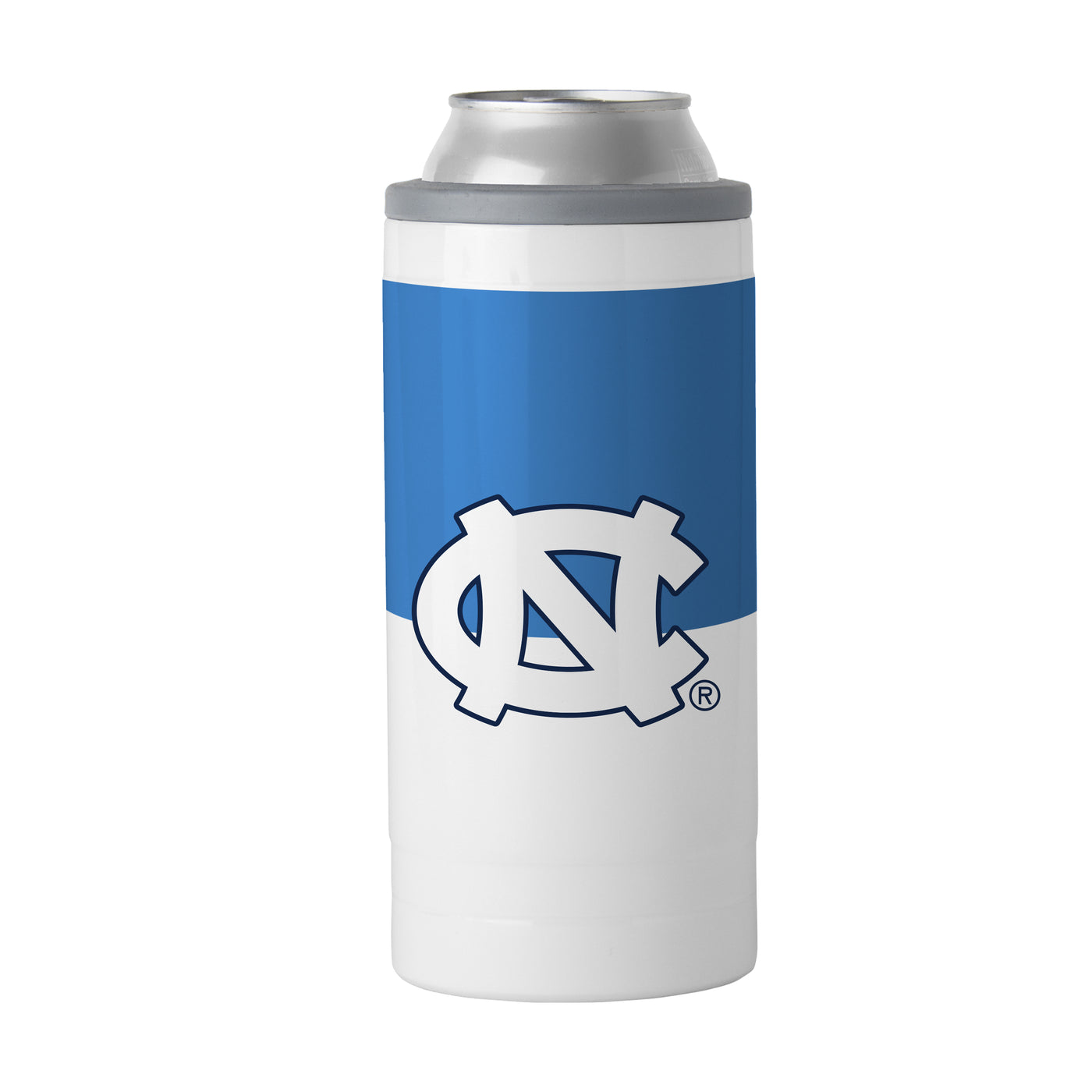 North Carolina 12oz Colorblock Slim Can Coolie - Logo Brands