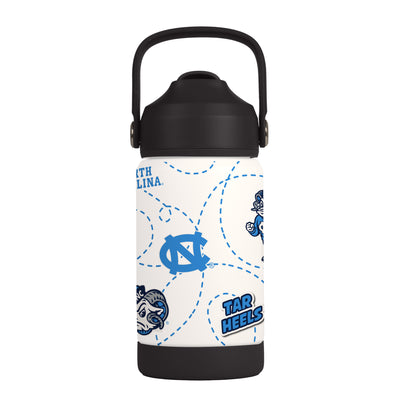 North Carolina 12oz Mascot SS Kids Bottle