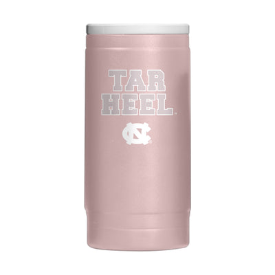 North Carolina  Stencil Powder Coat Slim Can Coolie