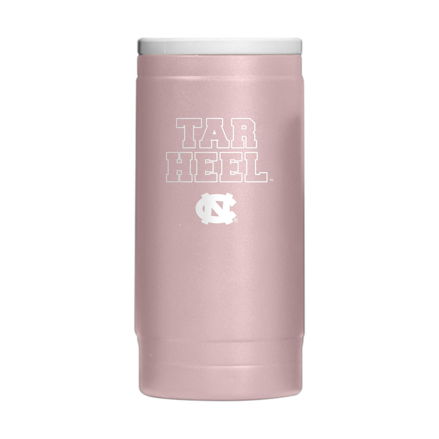 North Carolina  Stencil Powder Coat Slim Can Coolie