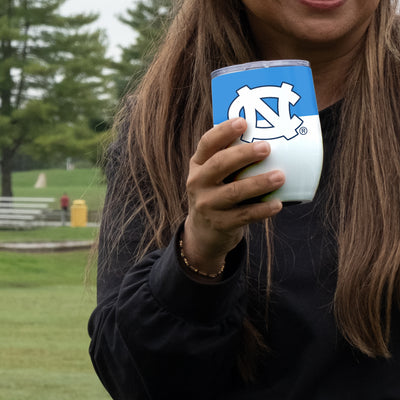 North Carolina 16oz Colorblock Stainless Curved Beverage - Logo Brands