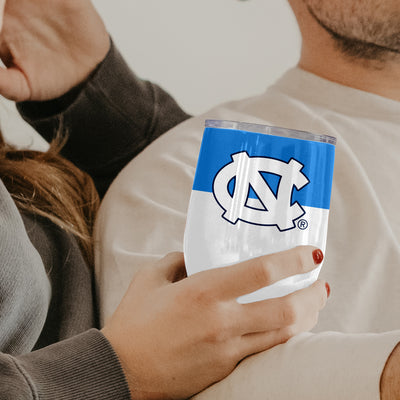 North Carolina 16oz Colorblock Stainless Curved Beverage - Logo Brands