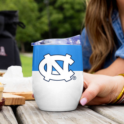 North Carolina 16oz Colorblock Stainless Curved Beverage - Logo Brands