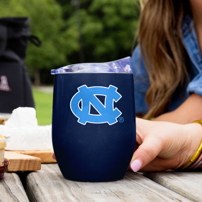 North Carolina 16oz Gameday Stainless Curved Beverage