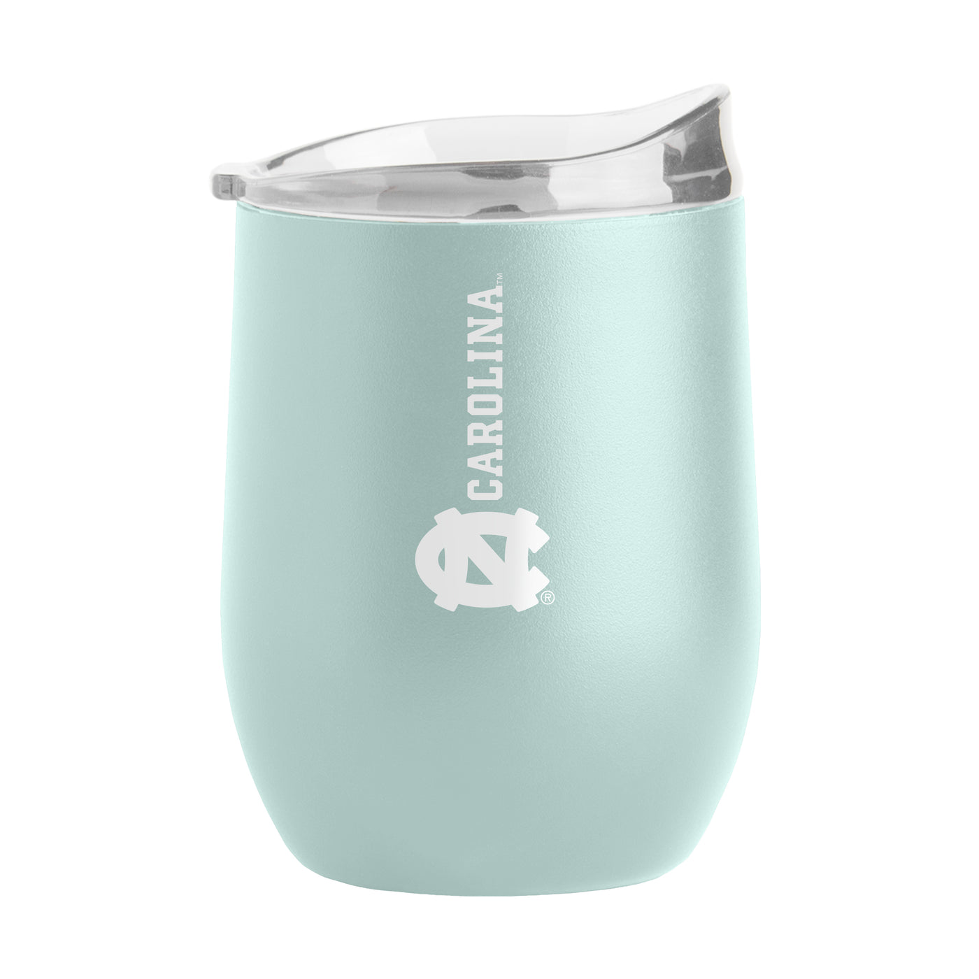 North Carolina 16oz Vertical Powder Coat Curved Beverage