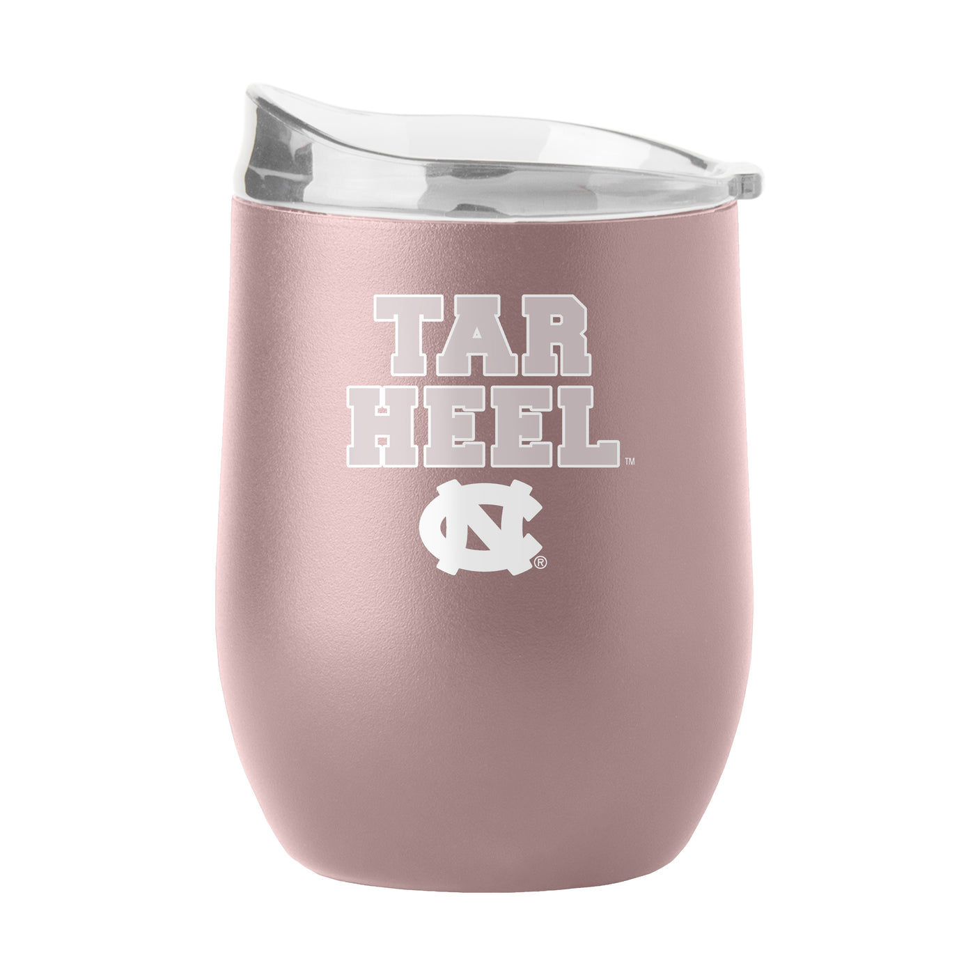 North Carolina 16oz Stencil Powder Coat Curved Beverage