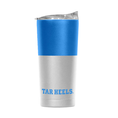 North Carolina 20oz Colorblock White Powder Coat Tumbler