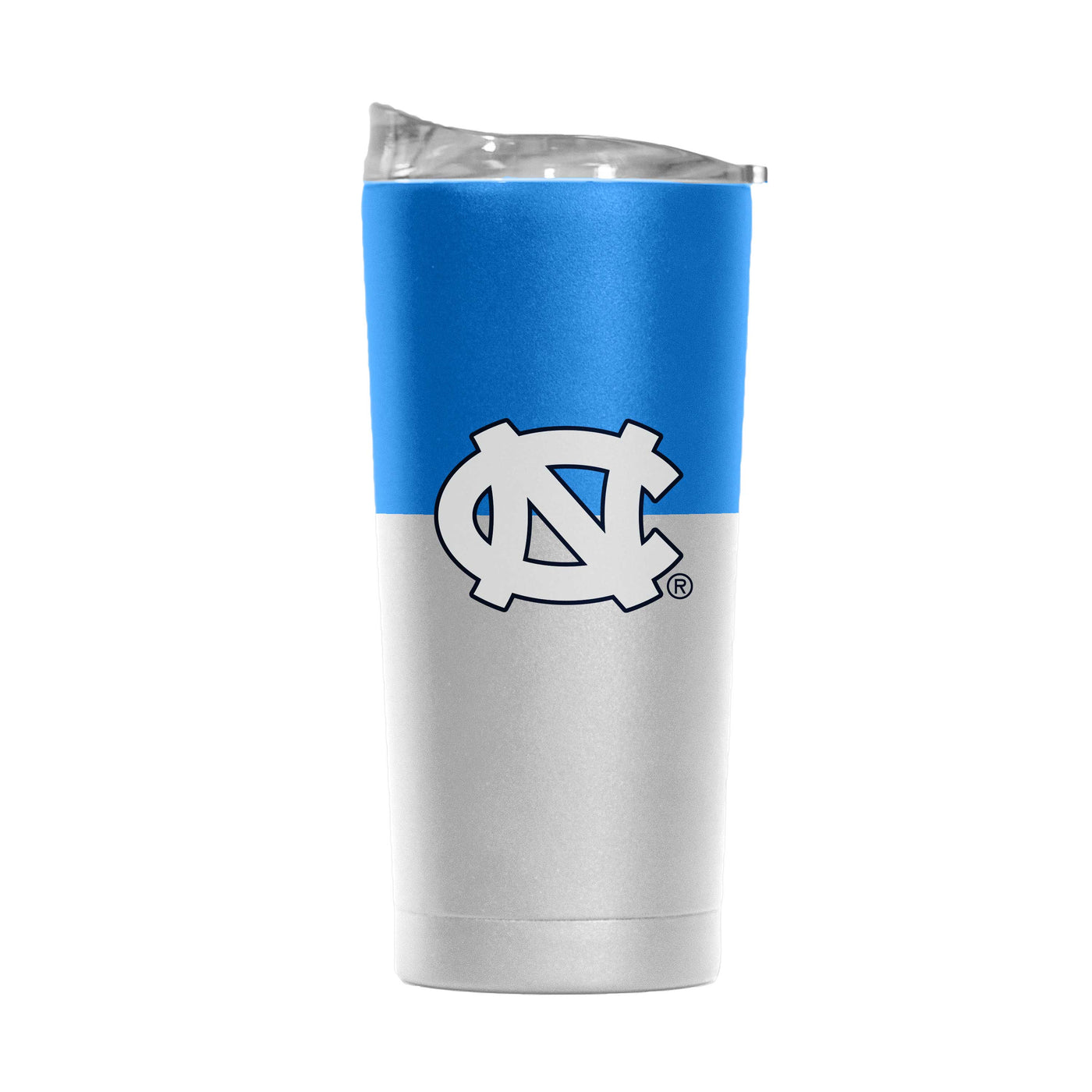 North Carolina 20oz Colorblock White Powder Coat Tumbler