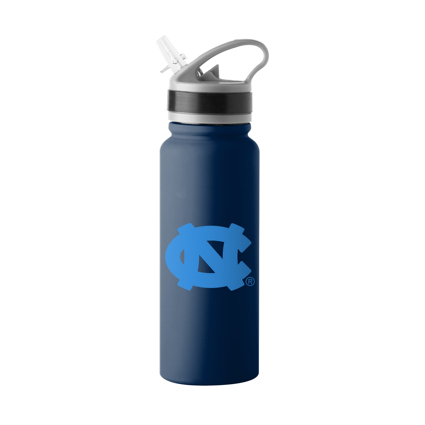 North Carolina Logo 25oz Stainless Single Wall Flip Top Bottle