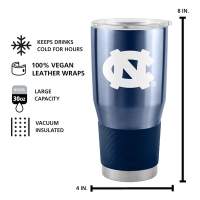 North Carolina Gameday 30 oz Stainless Tumbler - Logo Brands