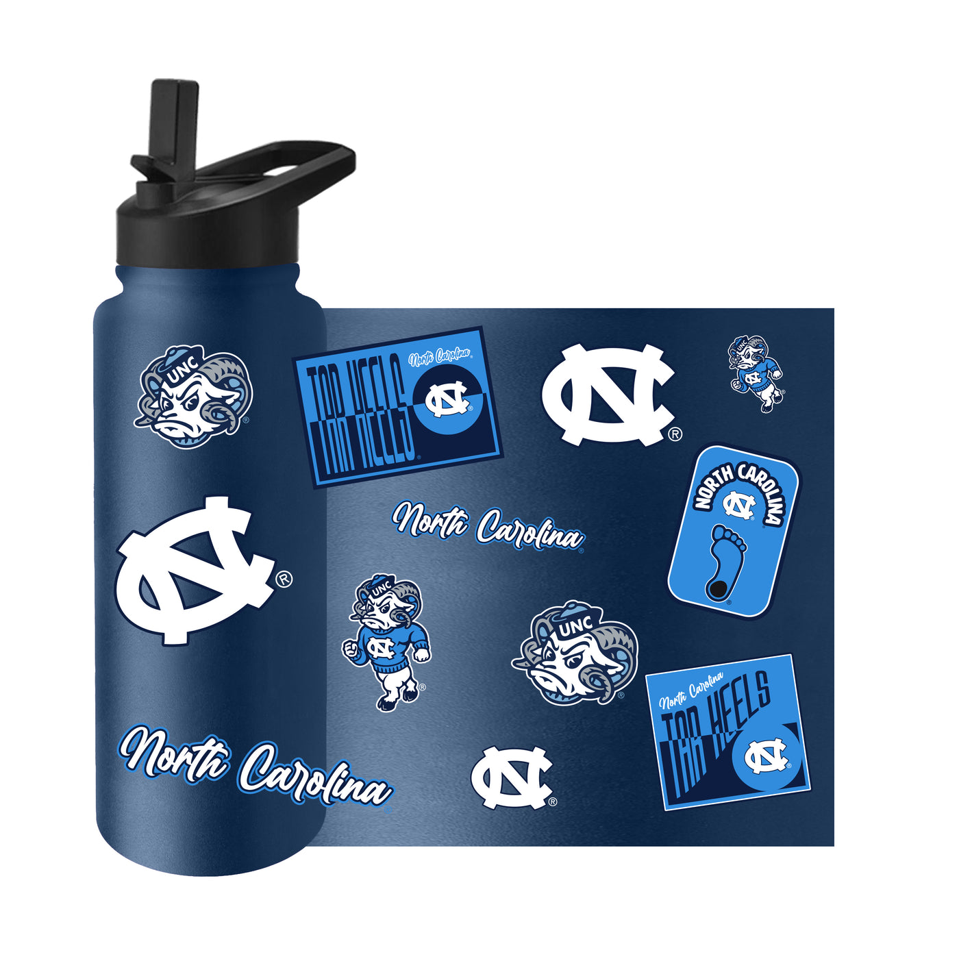 North Carolina 34oz Dreamweave Quencher Bottle