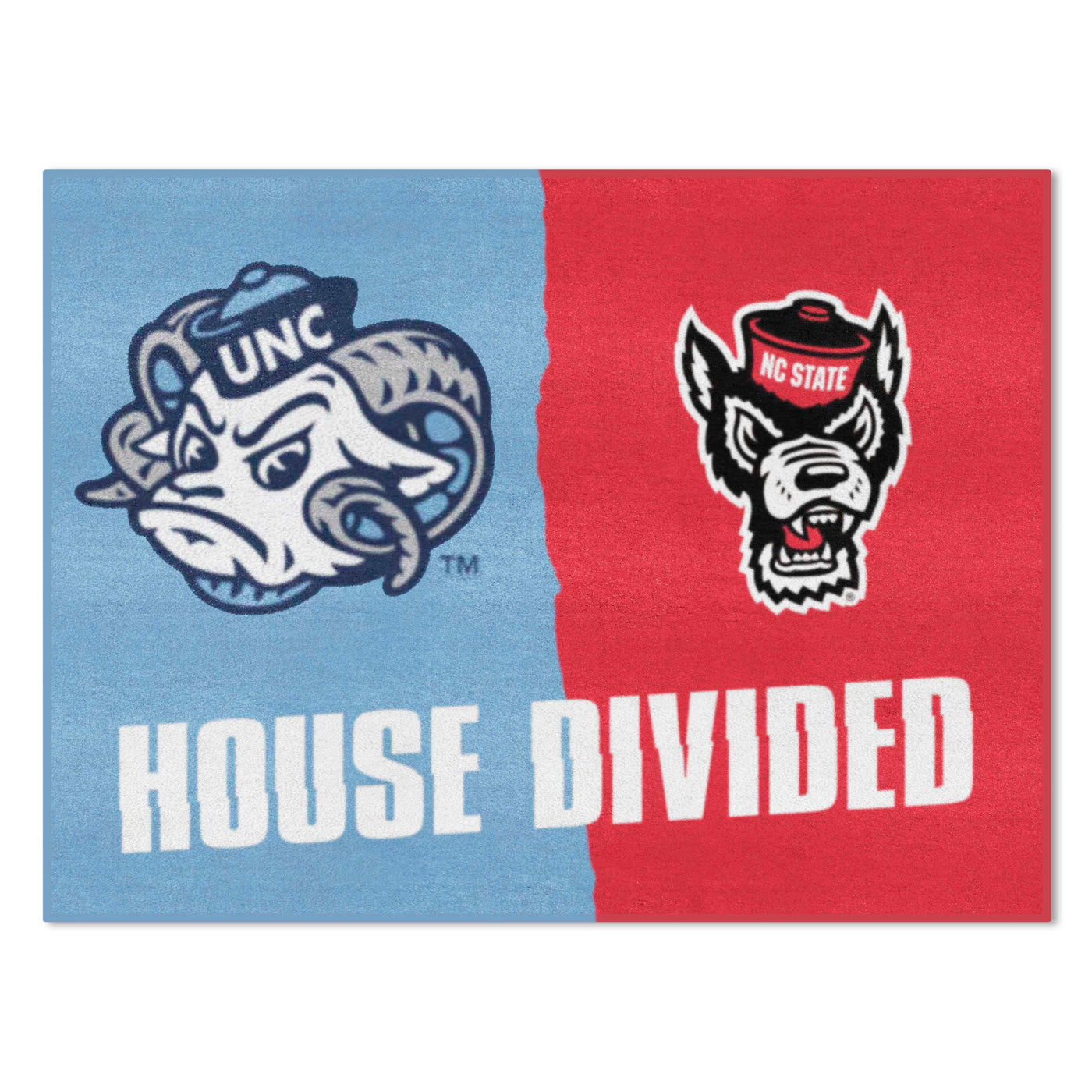 House Divided Mat - North Carolina / NC State