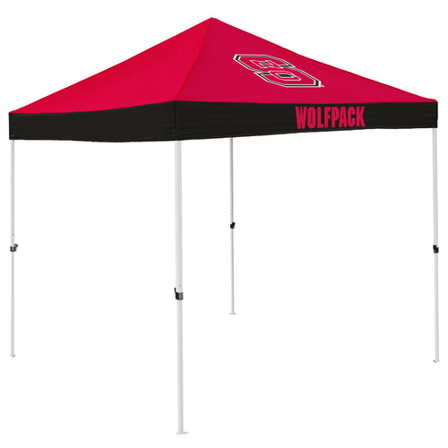 NC State Economy Canopy shelter by Logo Brands, lightweight outdoor shelter with team logo, ideal for events and outdoor use.