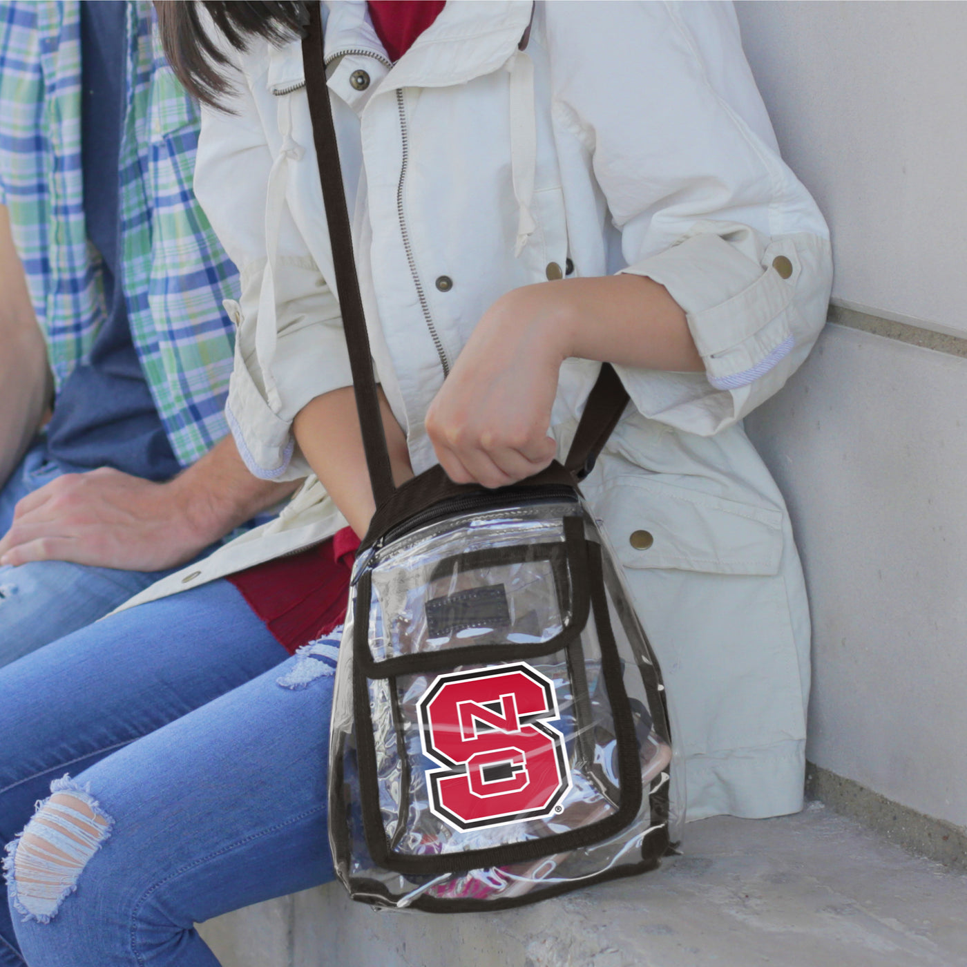 NC State Gameday Clear Crossbody - Logo Brands