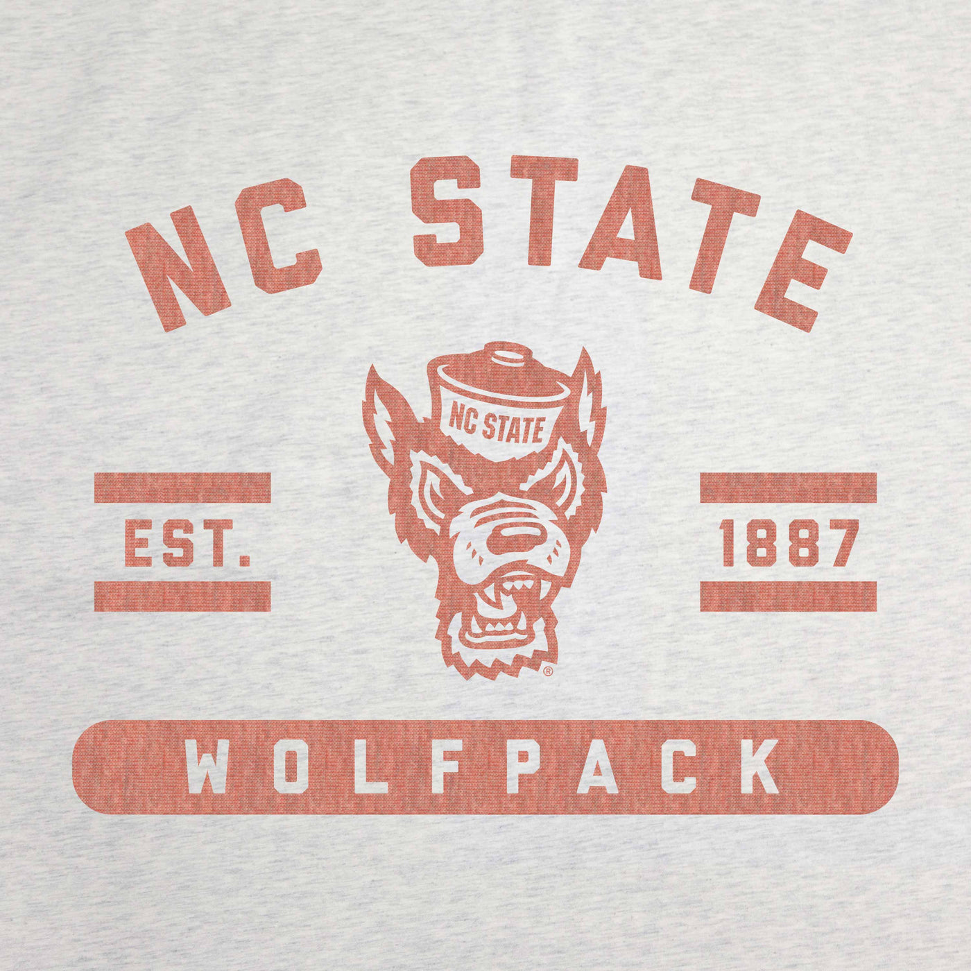 NC State Oatmeal Sweatshirt Blanket