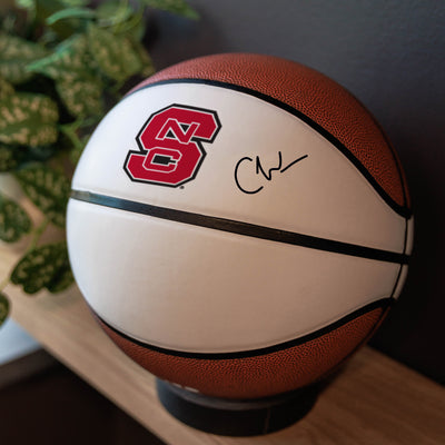 NC State Official-Size Autograph Basketball - Logo Brands