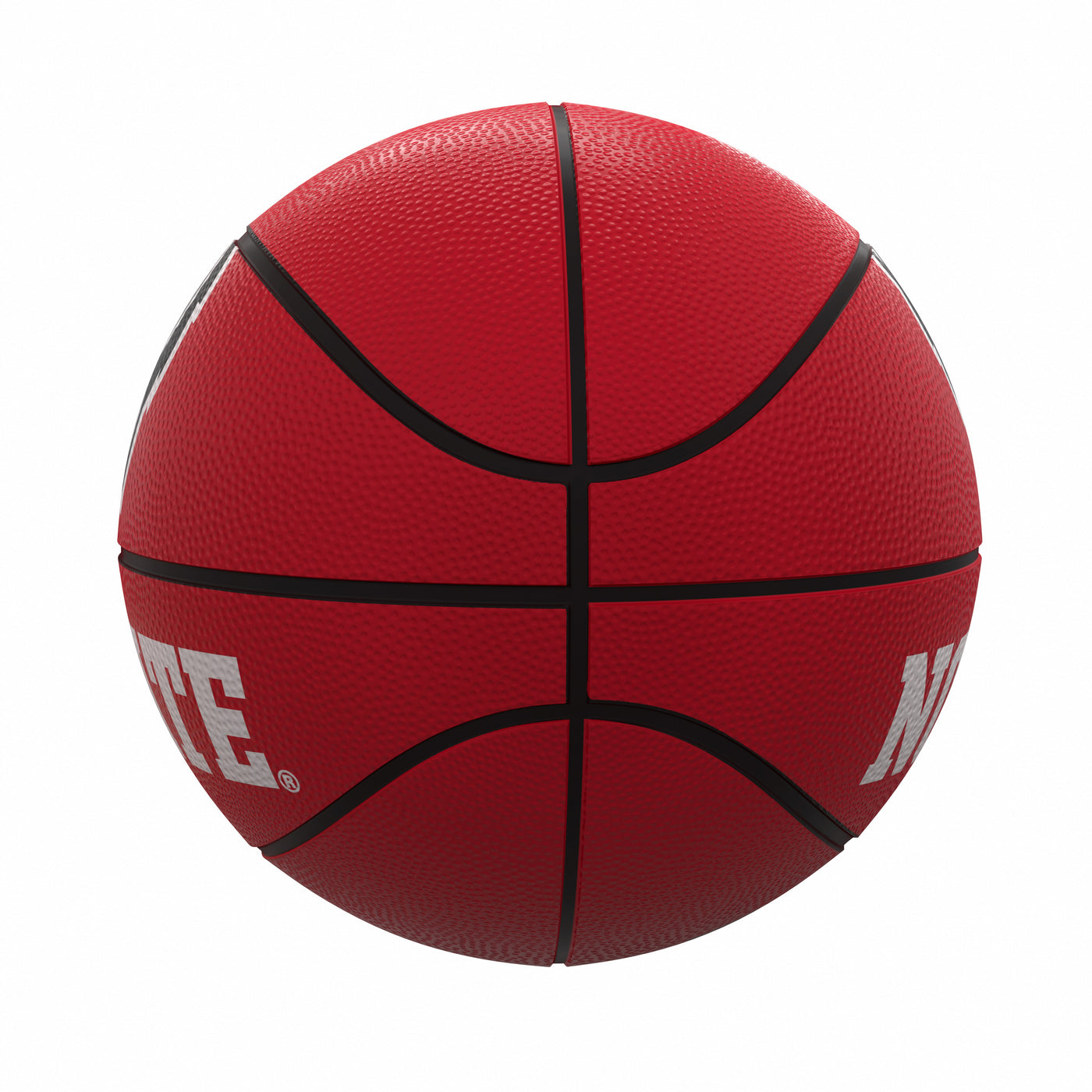 NC State Mascot Official-Size Rubber Basketball - Logo Brands