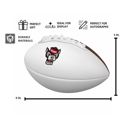 NC State Mini Autograph Football