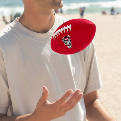 NC State Carbon Fiber Mini Size Glossy Football