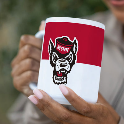 NC State 15oz Colorblock Sublimated Mug