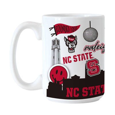 NC State 15oz Native Sublimated Mug