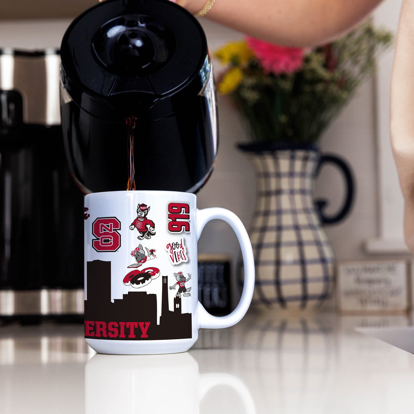 NC State 15oz Native Sublimated Mug