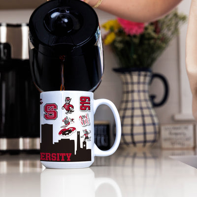 NC State 15oz Native Sublimated Mug