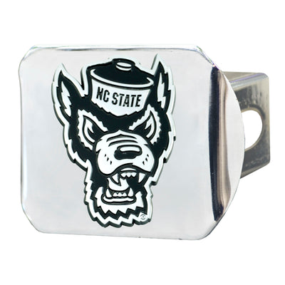 North Carolina State University Chrome on Chrome Hitch Cover