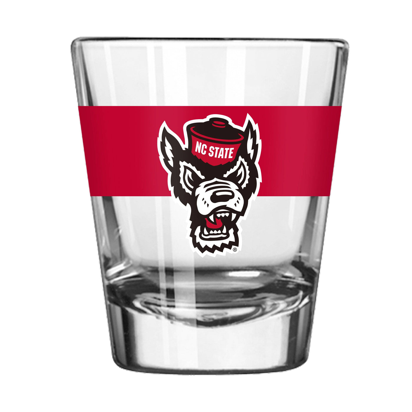 NC State 2oz Colorblock Shot Glass