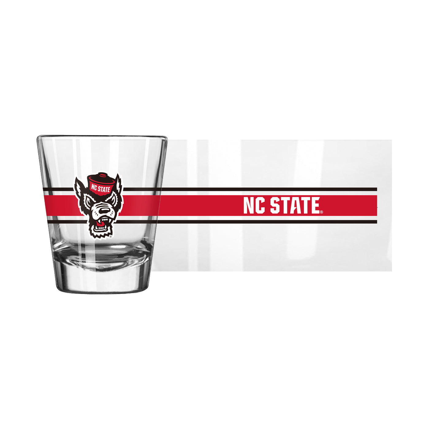 N.C. State 2oz Stripe Shot Glass