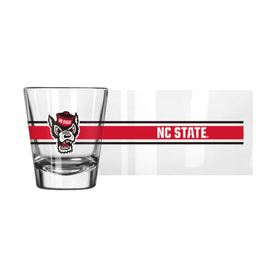 N.C. State 2oz Stripe Shot Glass