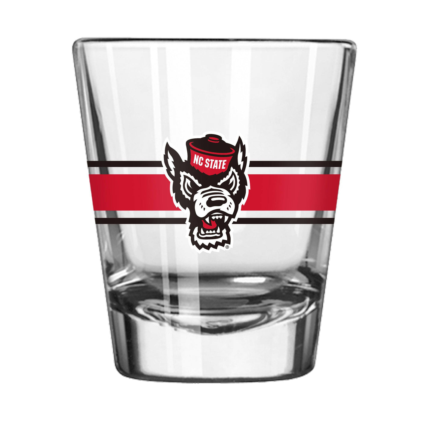 N.C. State 2oz Stripe Shot Glass