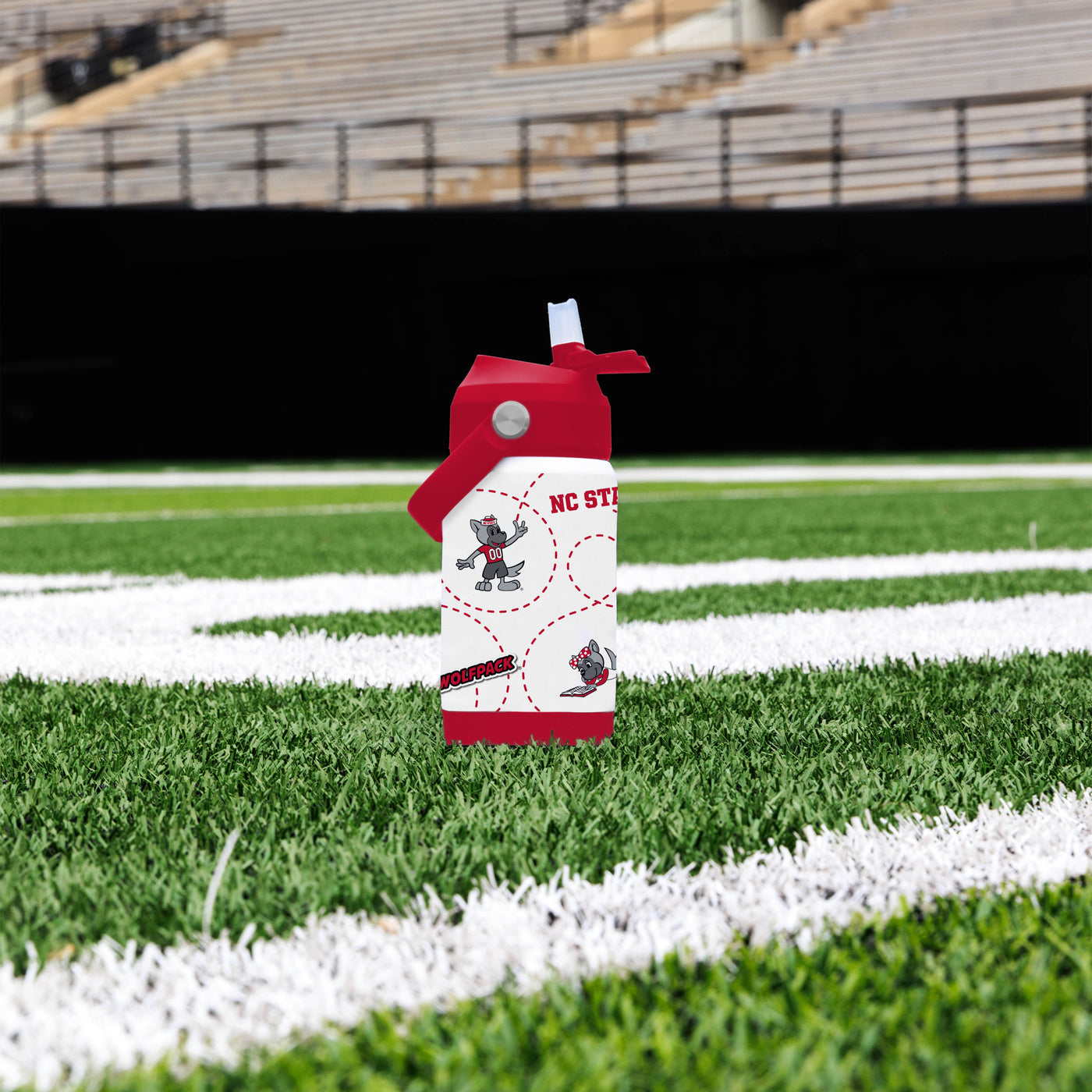NC State 12oz Mascot SS Kids Bottle