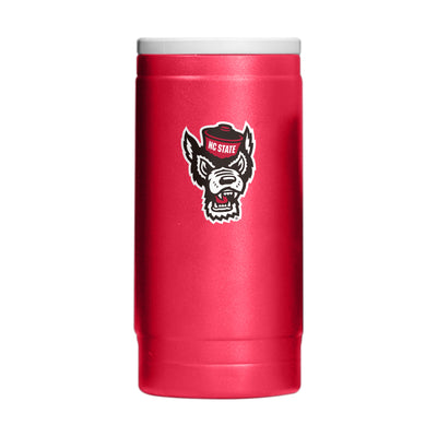 NC State Flipside Powder Coat Slim Can Coolie - Logo Brands