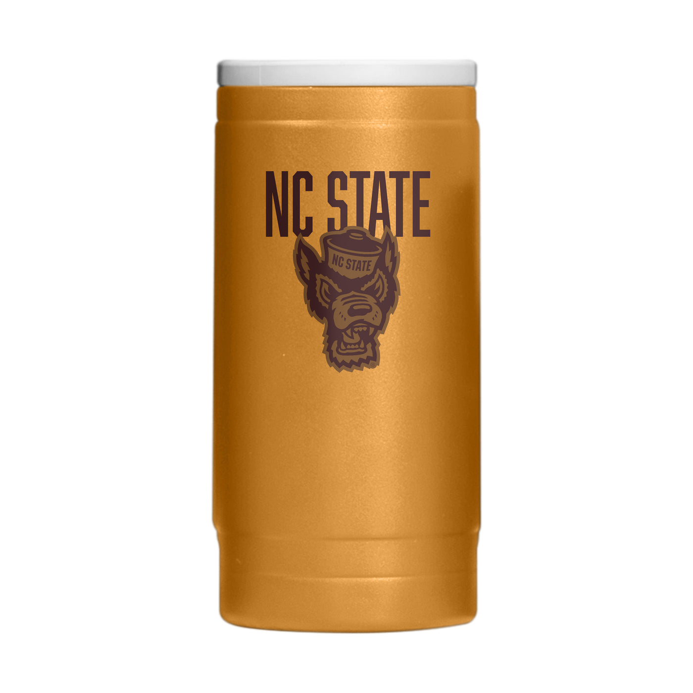 NC State  Huddle Powder Coat Slim Can Coolie