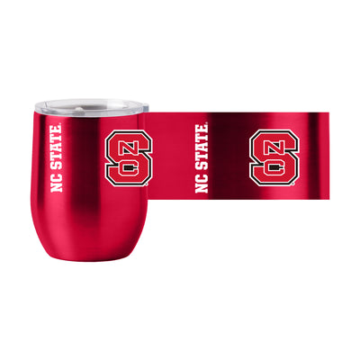 NC State Alternate 16oz Stainless Curved Beverage
