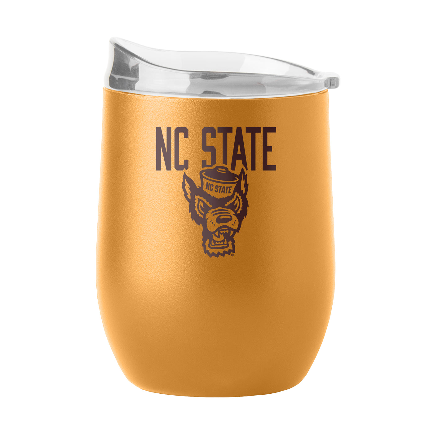 NC State 16oz Huddle Powder Coat Curved Beverage
