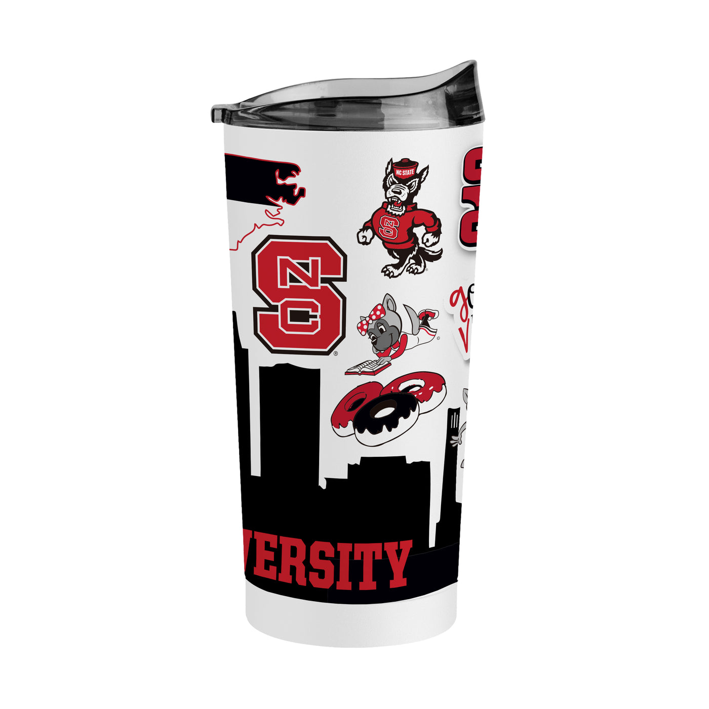 NC State 20oz Native Powder Coat Tumbler - Logo Brands