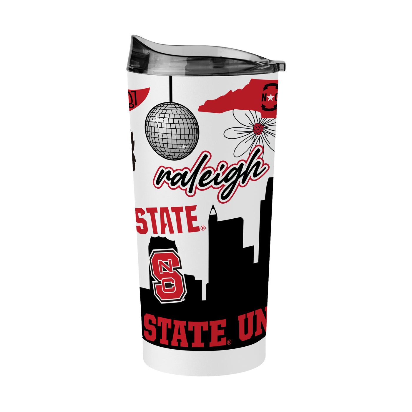 NC State 20oz Native Powder Coat Tumbler - Logo Brands