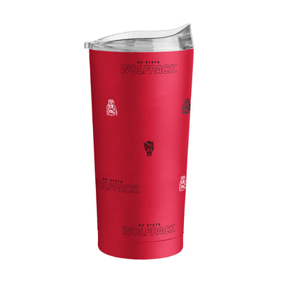 NC State 20oz Step And Repeat Powder Coat Tumbler