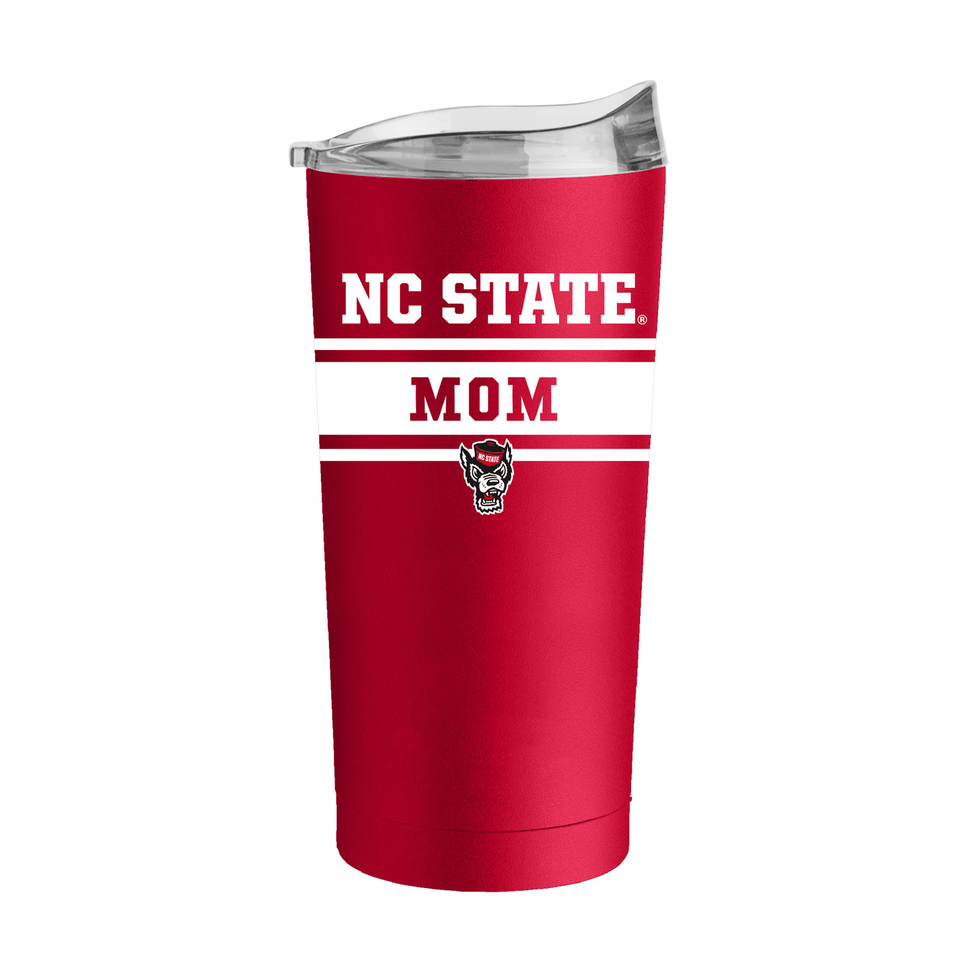 NC State Mom Red 20oz Powder Coat Tumbler