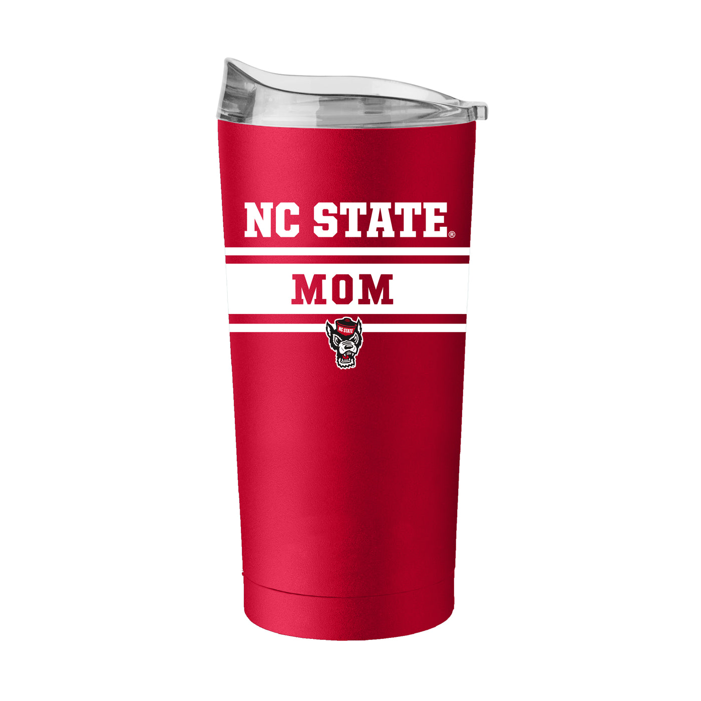 NC State Mom Red 20oz Powder Coat Tumbler