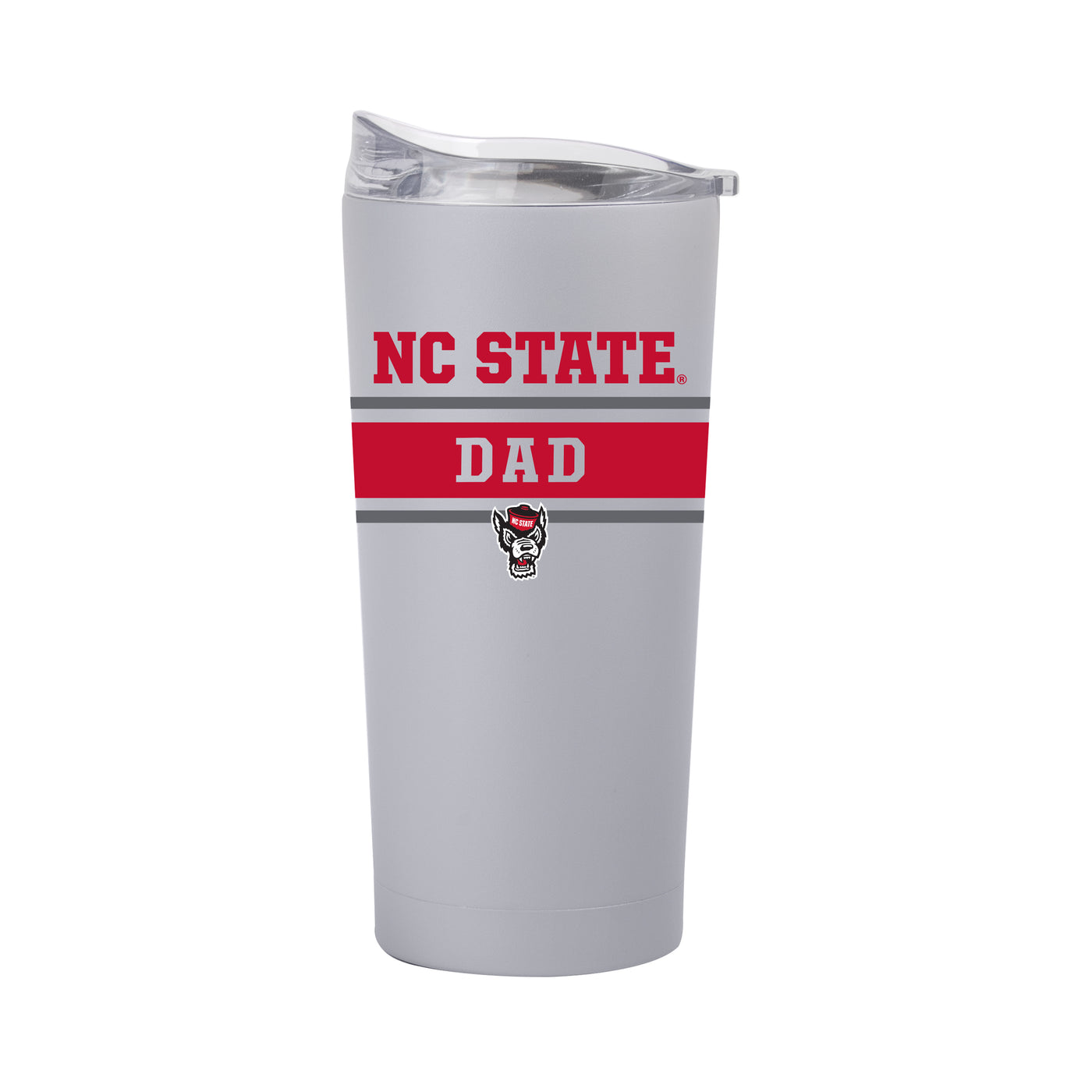 NC State Dad Stone 20oz Powder Coat Tumbler