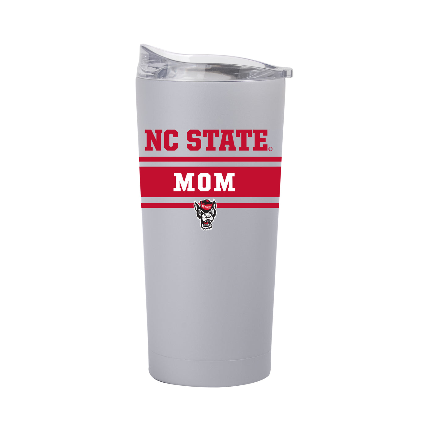 NC State Mom Stone 20oz Powder Coat Tumbler