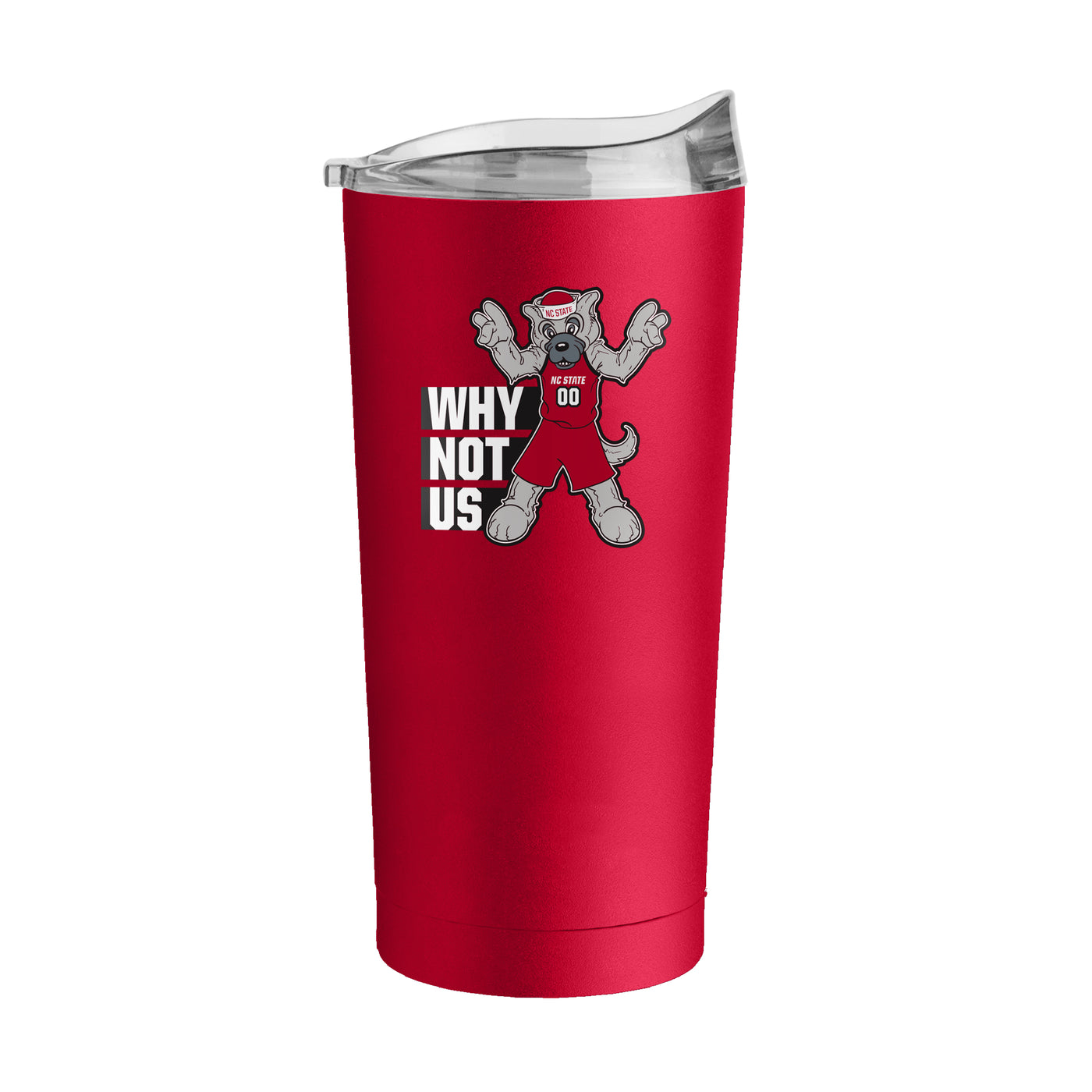 NC State Why Not Us 20oz Powder Coat Tumbler