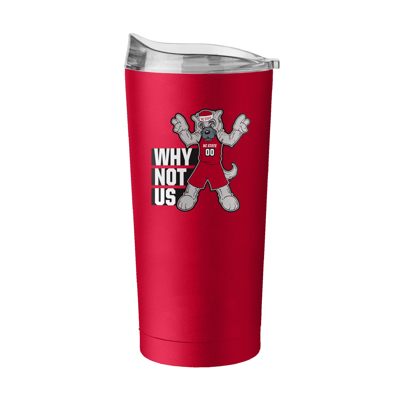 NC State Why Not Us 20oz Powder Coat Tumbler